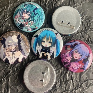 Hatsune Miku Dễ Thương Huy Hiệu Nút Cài Áo Cosplay Bộ Sưu Tập Túi Trang Trí Quà Tặng