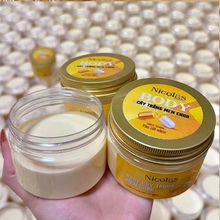 Combo Kem Nicolas Peel Lột Lạnh Thanh Nhi + Kem Body Cấy Trắng Men Chua Nicolas Cosmetic