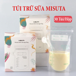 Túi Trữ Sữa Misuta Có Vòi Bảo Quản Sữa Khi Đi Du Lịch Chất Liệu An Toàn Thiết Kế Miệng Túi To Dễ Đổ Sữa