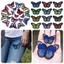 JVSUB 12 Miếng Dán Thêu, May Trên Lưới Thêu Bướm Miếng Dán, Bền S / L DIY Handmade Quần Áo Miếng Dán Mũ Váy Legging Kẹp Tóc Trang Trí