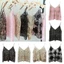 KANGN Halter Bras, Sequin Bead Slim Summer Tank Top, Cổ chữ V Bling Bling Dạo Phố Áo Vest Corset dành cho Nữ
