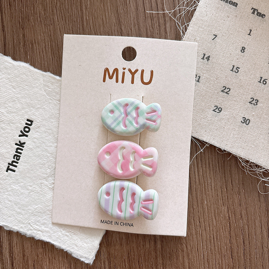 3 Kẹp Tóc Dễ Thương Cho Bé Gái Kẹp Tóc Cá