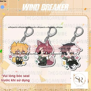 (TAI THÚ) Móc khóa WIND BREAKER in hình chibi anime mica acrylic quà tặng xinh xắn