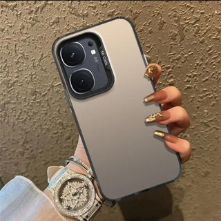 Dành Cho iQOO Neo 9 Ốp Lưng iQOO Neo9 Pro Ốp Lưng Điện Thoại Laser Kim Loại Màu Cực Quang Chống Sốc Ốp Lưng