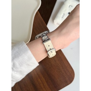 Dây đeo iWatch S10/9/8/7/SE/6/5/4/3/2/1 Dây da kim cương 38/40/41/42/44/45/49/46mm