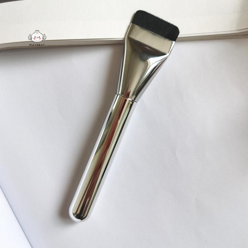 Maybest Bàn chải nền siêu mỏng Bàn chải đường viền mặt nhẹ và mỏng Bàn chải đường viền phẳng Kem nền Bàn chải trang điểm {VN}