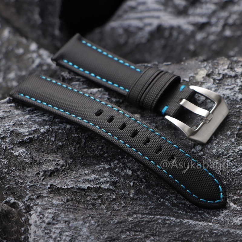 Dây đeo đồng hồ bằng da Nylon cho dây đeo đồng hồ Panerai 20mm 22mm 23mm 24mm 26mm Nam Nữ Vải Canvas Dây đeo đồng hồ