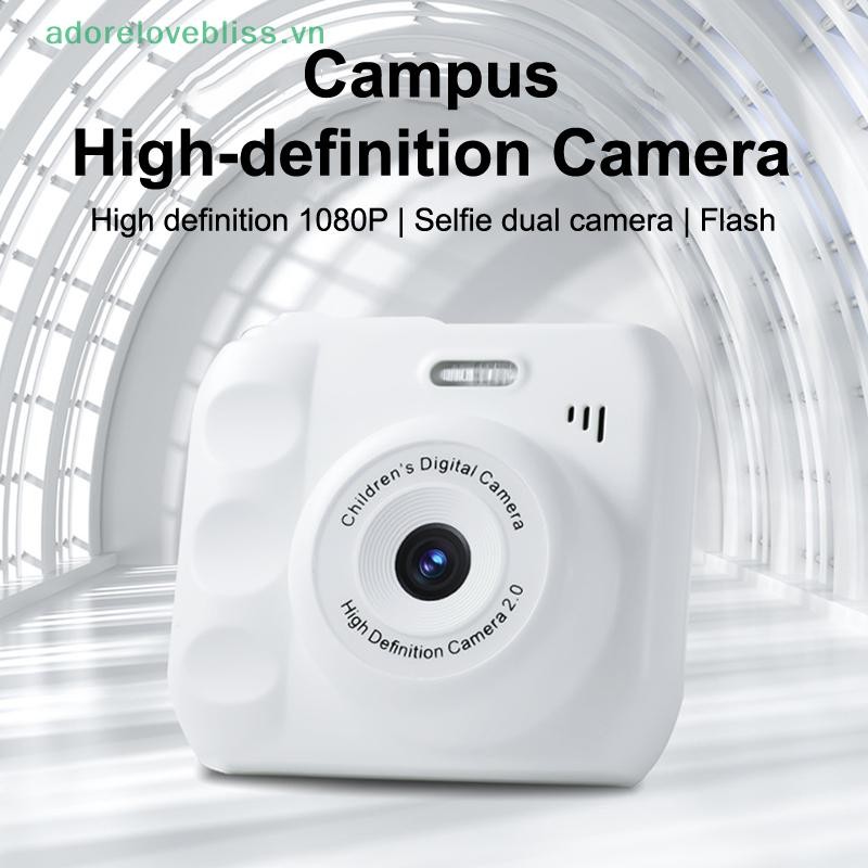 THÊM CCD Camera Kỹ Thuật Số Di Động Retro Máy Ảnh Chụp Ảnh Quà Tặng Cho Trẻ Em Trẻ Em Học Sinh Vlog Đèn LED HD Pixel BSS