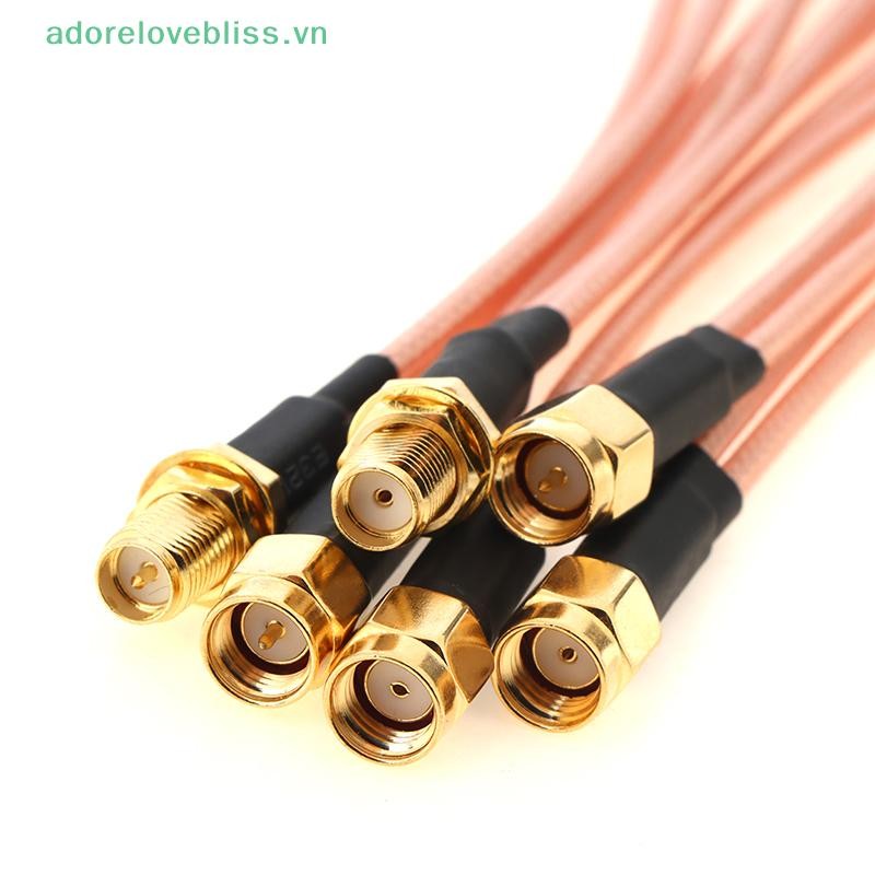 Thêm SMA đến 2X SMA Nam Nữ Loại Y Bộ Chia Kết Hợp Nhảy Cáp Pigtail BSS