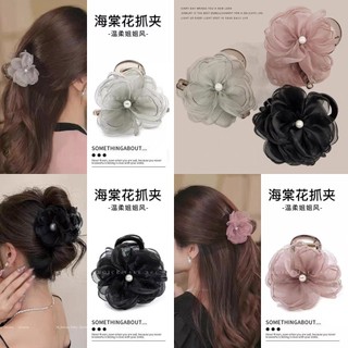 Kẹp hoa Crabapple hàng ngày đơn giản lãng mạn kẹp hoa 2025 mẫu mới