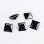 5A Đen Vuông Công Chúa Cắt CZ Đá 1.5x1.5 ~ 10x10mm Rời Cubic Zirconia Cho Trang Sức DIY