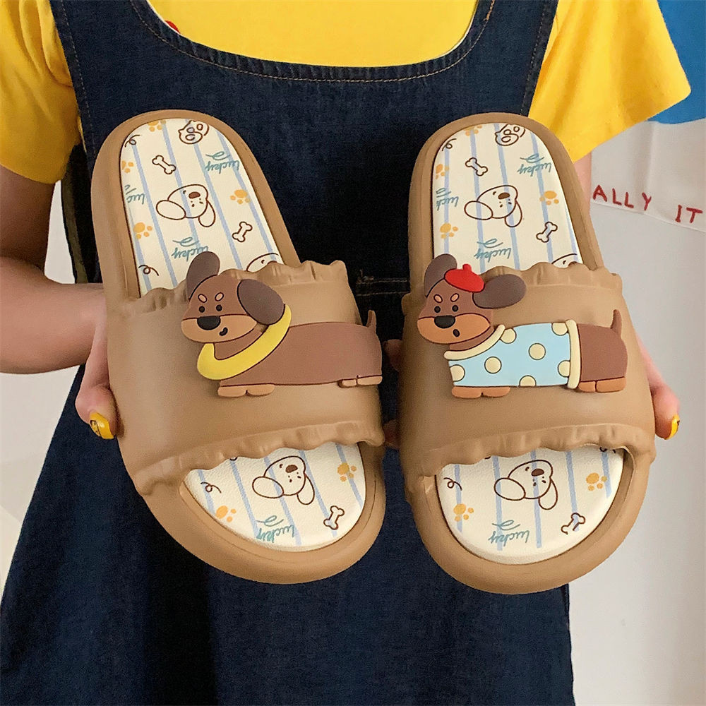 XIXITIAO Dép Đế Mềm Dễ Thương Nhiều Màu Sắc Nữ Mùa Hè Giày Sandal EVA Dép Tắm Ngoài Trời Trong Nhà