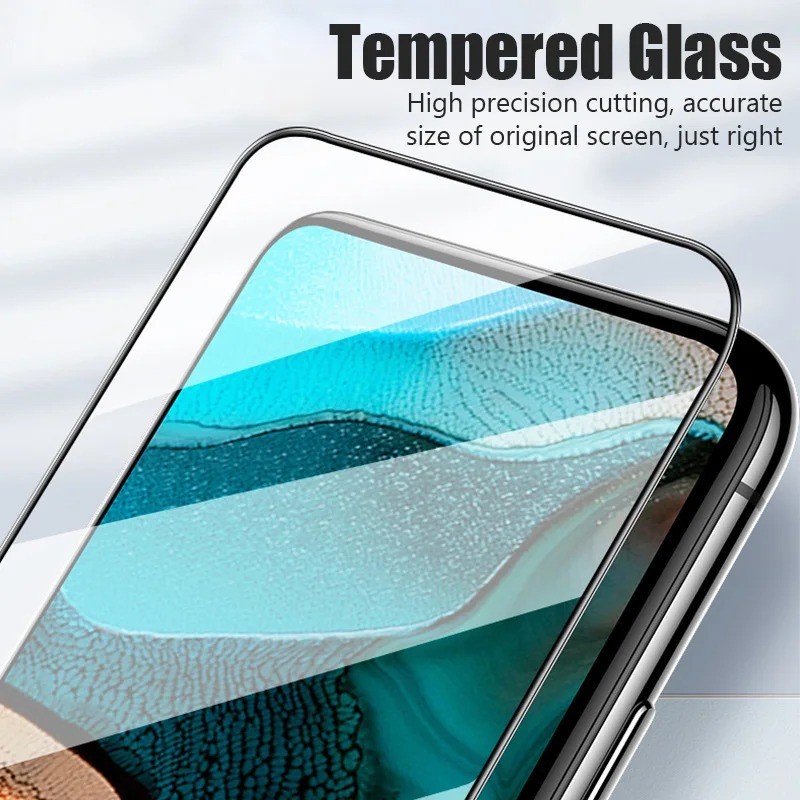 Phim kính cường lực viền đen 100D HD cho Redmi 9T 9i 9C 9AT 9A 9 8A 8 7A 7 6A 6 Sport NFC Prime Power Activ India Pro Dual Anti Scratch Bảo vệ màn hình điện thoại chống cháy nổ