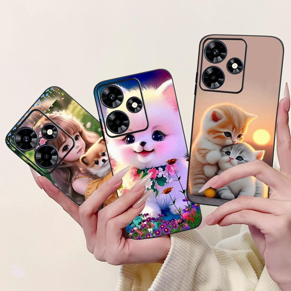 Ốp Điện Thoại Họa Tiết Rồng Sư Tử Cho infinix Hot 30 30i 30 Chơi NFC Ốp Lưng Hoạt Hình Mềm Mờ Silicon Shlle Hot30 30Play