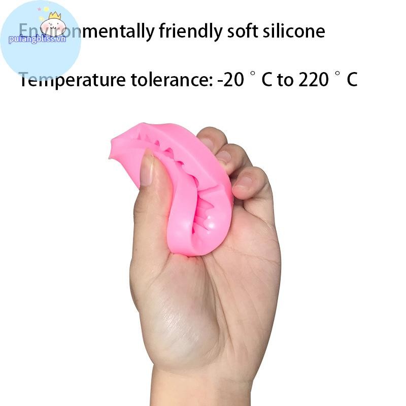 Pufangbliss Hoa Khuôn Silicon DIY Trang Sức Casg 3D Hình Hoa Nhựa Dính Khuôn Xà Phòng Làm Thủ Công Khuôn Trang Trí Nhà VN