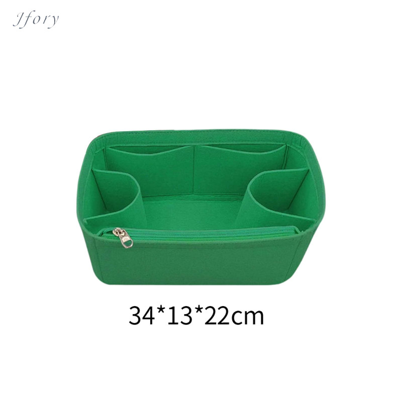Jfory Chèn Túi Xách Lót Trang Trí Dây Kéo Bên Trong Túi Đa Năng Túi Xách Người Tổ Chức Chèn Ví Cho Du Lịch