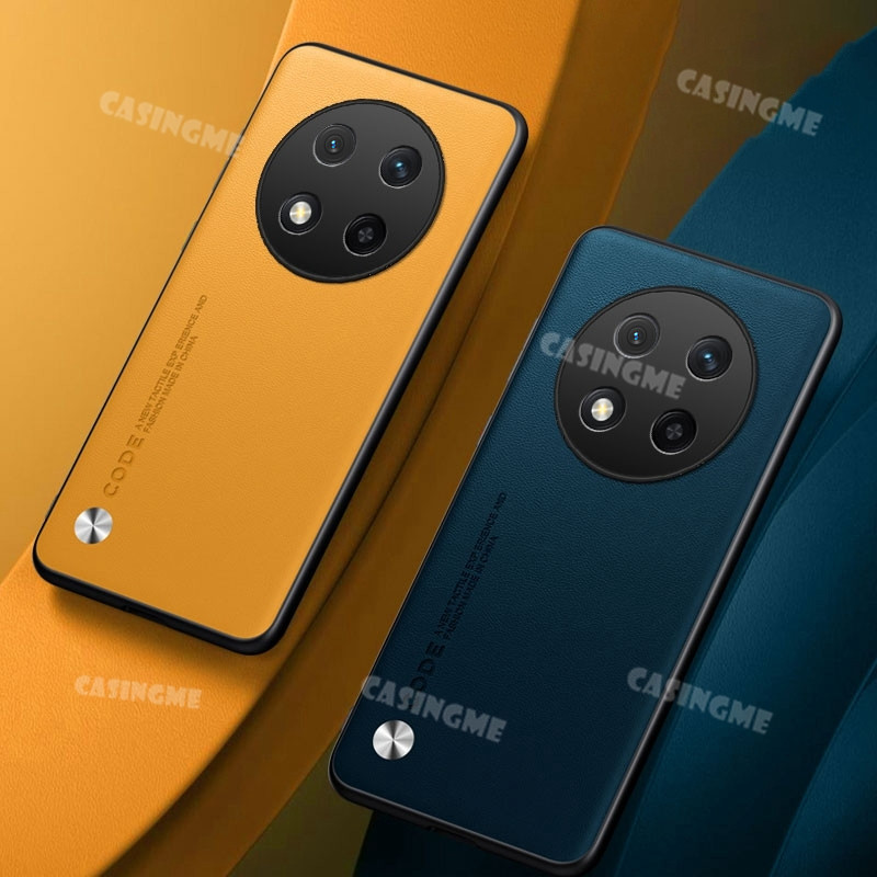 Honor X9c 5G 2024 Vỏ điện thoại da trơn sang trọng cho Honor X9c HonorX9c X9 X9b X9a a b c 9c 5G 4G 2024 Vỏ điện thoại chống sốc PC cứng mờ