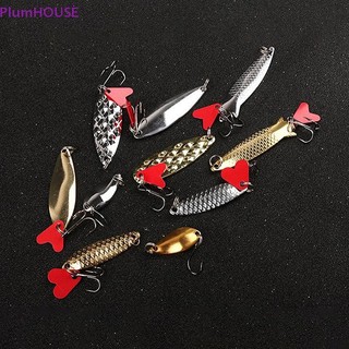 Plumhouse 5 Cái / bộ Kim Loại Jig Thìa Spinner Mồi Câu Cá Wobbler Mồi Bộ Dụng Cụ Câu Cá Cho Mồi Câu Cá Bộ Mồi VN