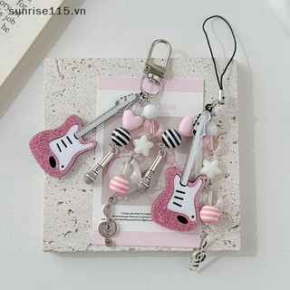 Ssvn Y2K Điện Thoại Charm Màu Hồng Móc Khóa Mặt Dây Chuyền Túi Dây Xích Điện Thoại Phụ Kiện Dễ Thương Cho Bé Gái Nữ Trang Sức.