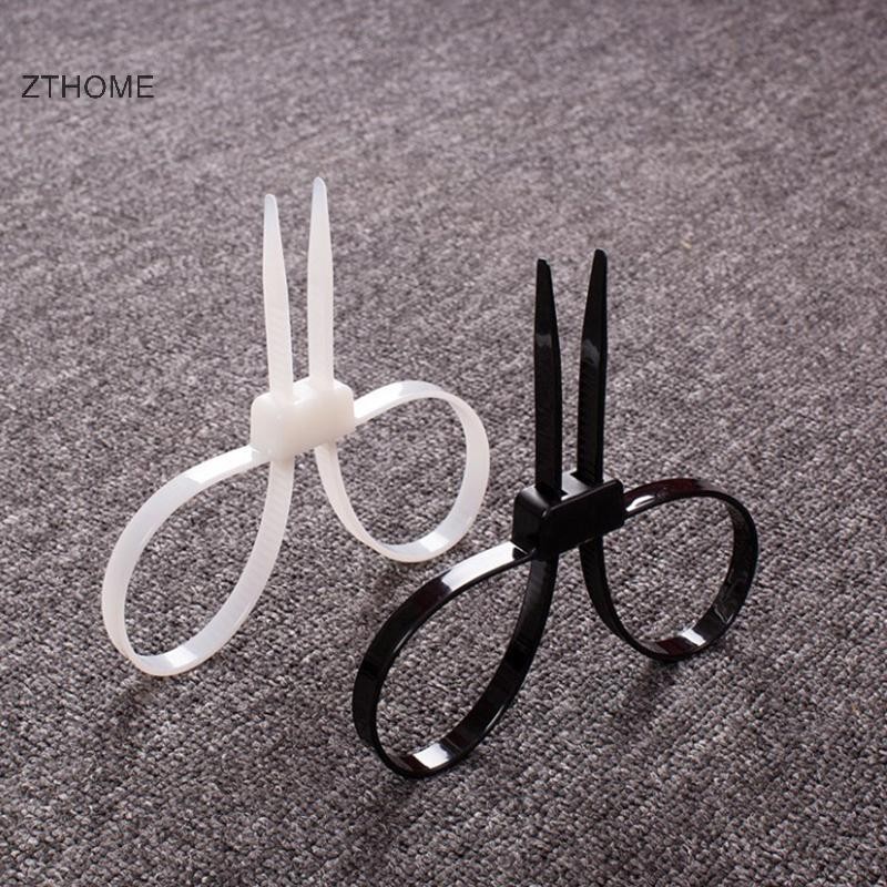 Zthome Flex Cuffs Nhựa Nylon Dùng Một Lần Zip Tie Toughness Cable Handcuff Public Security Thi Hành Làm Vườn HOT