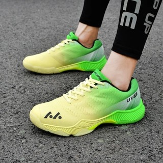 Giày Cầu Lông Lefus L020 Chính Hãng Cáo cấp Unisex Nam Nữ Đế Cao Su mặc kháng 3D Carton EVA đàn hồi
