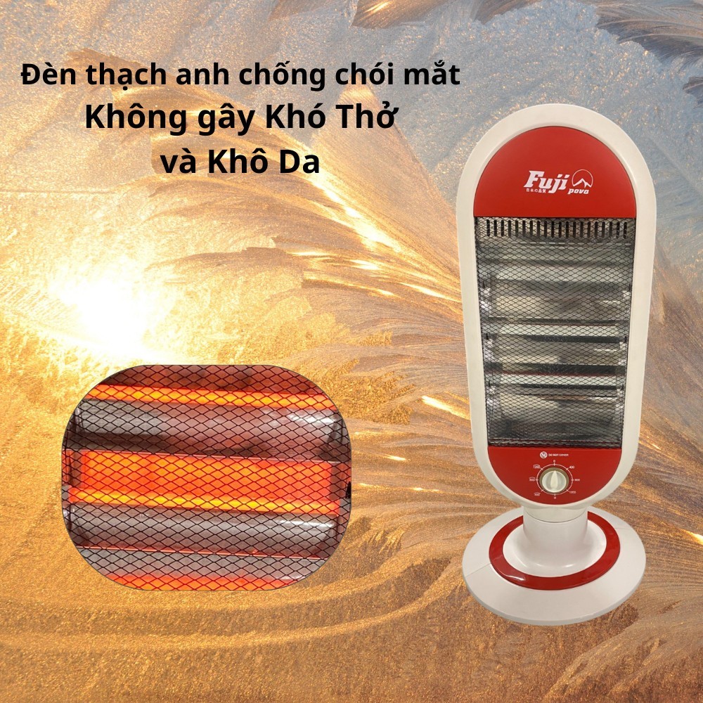 MÁY SƯỞI FUJI CAO CẤP HÀNG CHÍNH HÃNG, QUẠT SƯỞI MÙA ĐÔNG an toàn cho người già và trẻ nhỏ