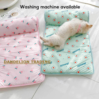 [DELION] Tấm lót Chiếu điều hoà cho thú cưng Thảm ngủ bằng lụa băng Tấm lót giường cho thú cưng cho giường chó mèo Chiếu điều hoà cho thú cưng Tấm lót thoải mái cho giường cho chó mèo