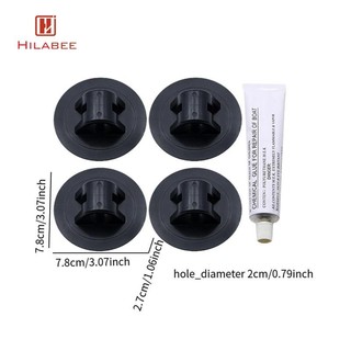 Hilabee 4x Thuyền Động Cơ Giá Đỡ Khóa Lắp Đặt Dễ Dàng Ổn Định Động Cơ Phía Ngoài Cố Định Móc Cho Thuyền Bơm Hơi Ca nô Cao Su Dinghy Kayak