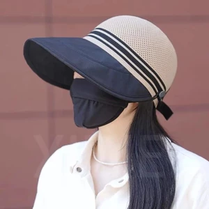 SY3 Mũ chống nắng thoáng khí rỗng Mũ đi xe đạp ngoài trời Phong cách Hàn Quốc Mũ nâng cơ mặt phù hợp YS3
