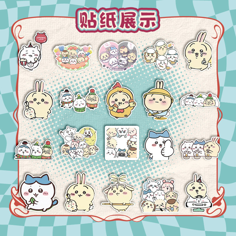 Linxx 40 Tờ / gói JiYi XiaoBa Series Phim Hoạt Hình Dán Kawaii Bộ Sưu Tập Quạt Trang Trí Thêu Sò Tạp Chí DIY Thủ Công Trang Trí Vật Dụng Miếng Dán Tấm Dành Cho Trẻ Em Người Lớn