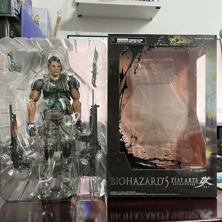 Play Arts Kai Play Arts Kai Biohazard5 Chris Redfield PVC Nhân vật hành động