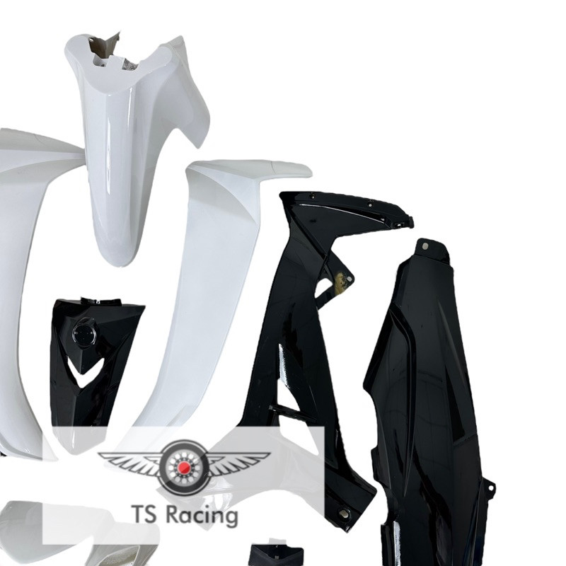 Dàn áo sirius 110 - sirius 50 - trắng đen - tặng team 3 lớp