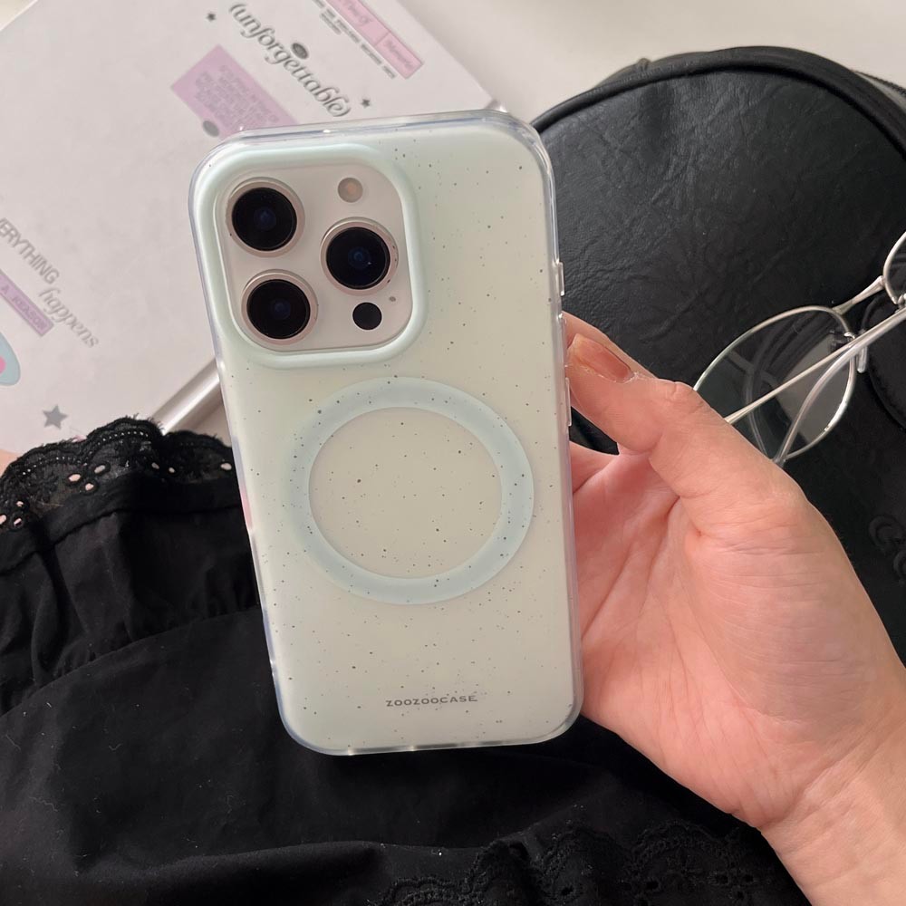 Ốp Lưng Cứng Tương Thích Với iPhone 12 12Pro 12ProMax 13 13Pro 13ProMax 14 14Pro 14ProMax 15 15Pro 15ProMax 16 16Pro 16ProMax Màu Xanh Bắn Mực Họa Tiết Chó Vỏ Nam Châm