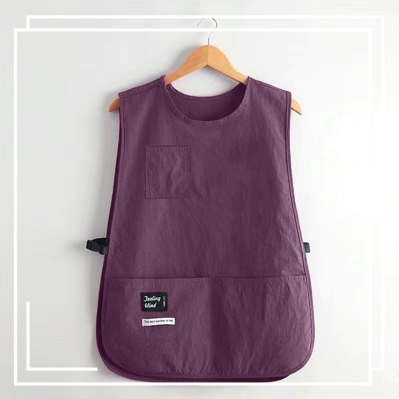 Tạp dề sáng tạo Áo Vest chống thấm nước Phong cách nấu ăn nhà bếp Quần yếm tiệm cắt tóc cà phê