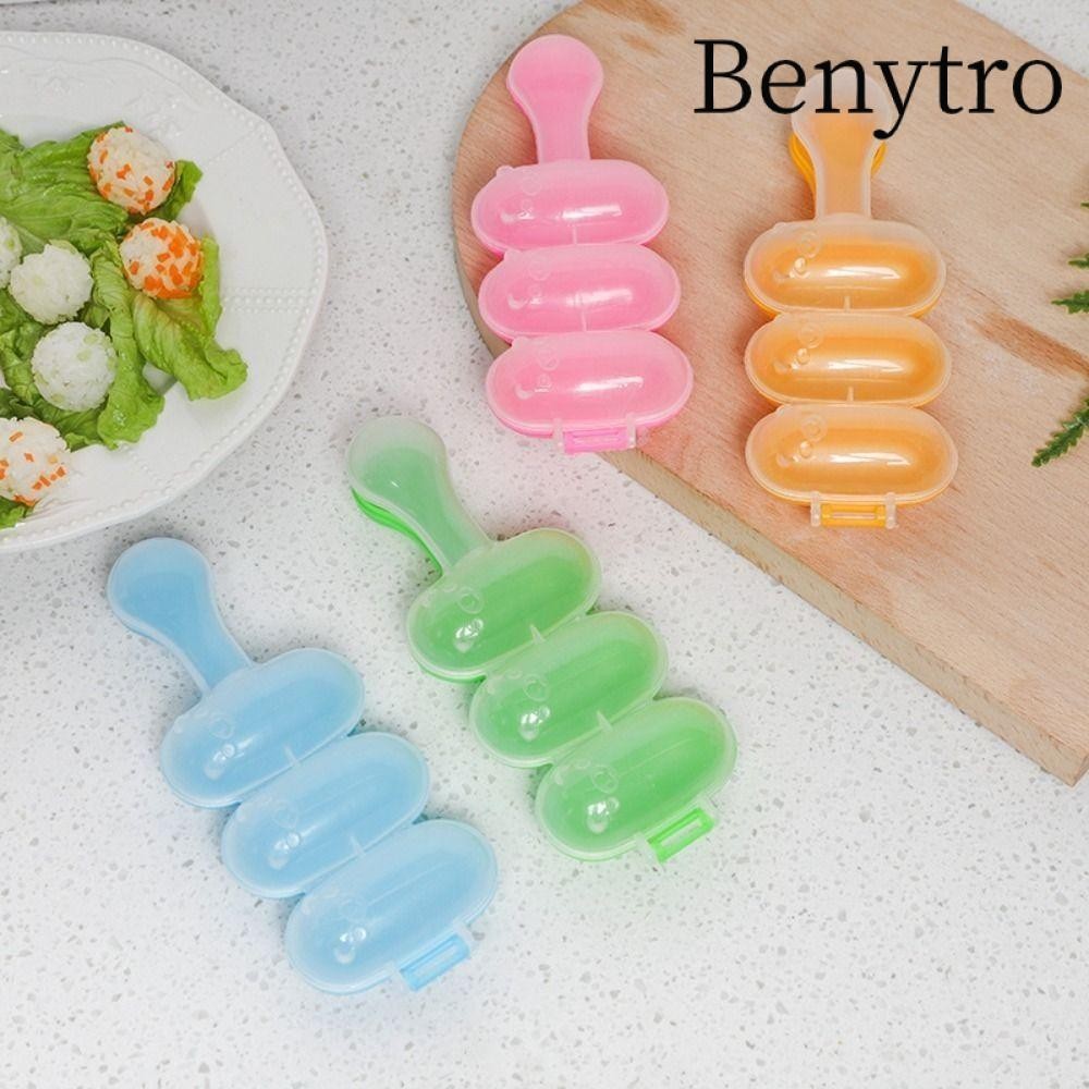 Máy làm cơm cho bé BENUTRO, Khuôn Onigiri Tiện ích ăn trưa Khuôn cơm, Máy lắc DIY Trang trí thực phẩm Mẫu giáo Bữa ăn Sushi Máy làm bữa trưa cho trẻ em