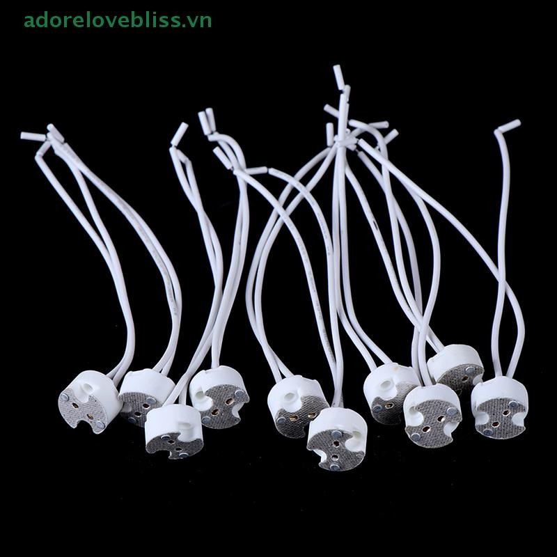 Thêm 1 / 5 / 10 chiếc MR16 GU5.3 đế ổ cắm dây kết nối đèn led giá đỡ gốm Bss