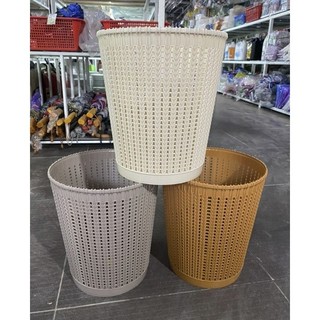 Sọt nhựa đan mây Việt Nhật đựng đồ đa năng, thùng rác văn phòng hiện đại ms: 5155/5156/5157