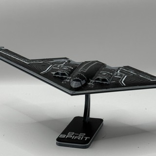Mô hình kit lắp ráp máy bay tàng hình B-2 Spirit