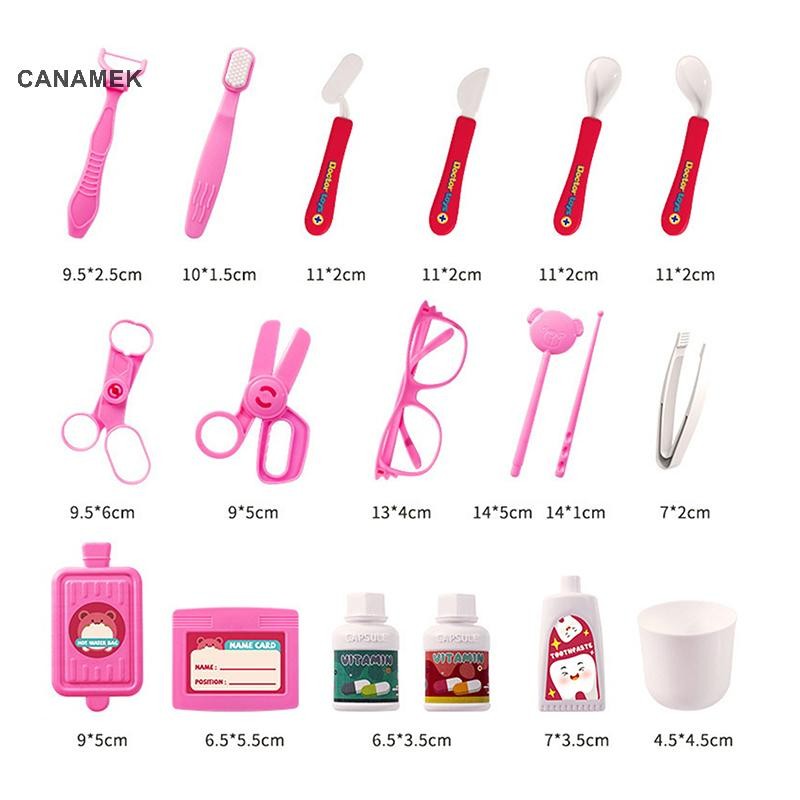 Canamek Mô Phỏng Y Tá Bác Sĩ Phụ Kiện Trẻ Em Bác Sĩ Chơi Bộ Trẻ Em Chơi Tại Nhà Bác Sĩ Đồ Chơi Bộ Quà Tặng Cho Trẻ Em Bé Trai Bé Gái CSF