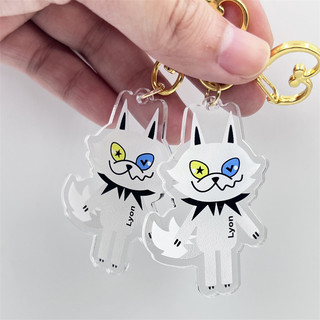 Thai Boy Band LYKN Lycan Lykyou Cosplay Keychain Unisex Kawaii Alloy Acrylic Pendant Keyring Key Chain Bag Acc