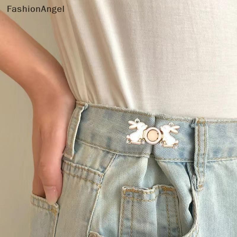 FashionAngel Có thể tháo rời thắt lưng khóa vô hình, nút chụp, trâm trang sức, điều chỉnh dây thắt lưng quần áo VN