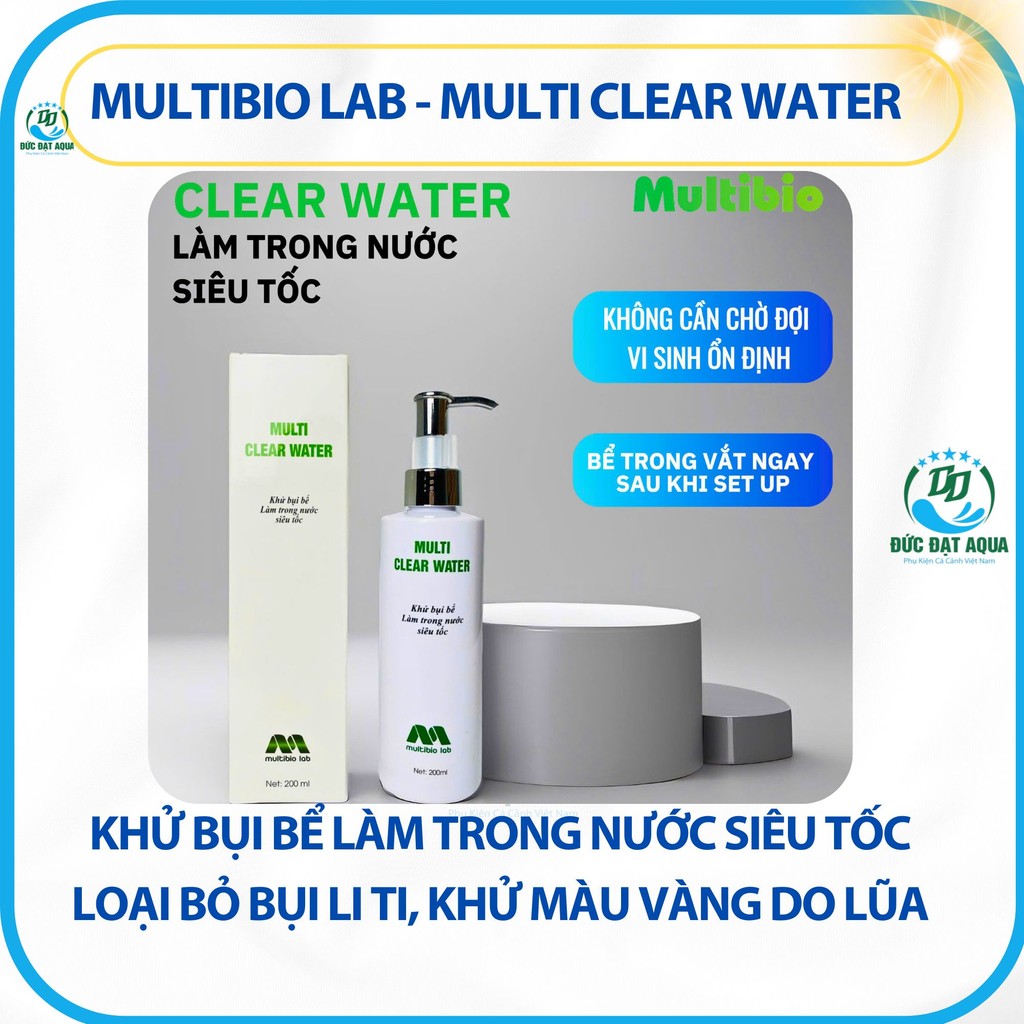 làm Trong nước siêu tốc - khử bụi bể, thuỷ sinh chỉ trong 30-60 phút - Multi Clear Water-Ver.03 5