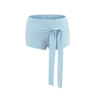 Thiết kế mới Quần short buộc dây eo thấp thể thao Quần short nữ thông thường