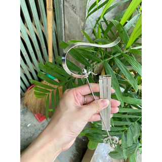 móc đồng lồng khuyên, móc khuyên tùng kèm nẹp đồng