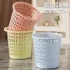 Sọt đựng rác gia đình văn phòng đục lỗ giọt nước 22x21.5cm
