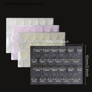 [savemoneyeveryday] 10 Tờ 240 Tờ Trong Suốt Hai Mặt Giả Móng Tay Nghệ Thuật Dính Băng Keo Dán DIY Mẹo Móng Tay Giả Acrylic Dụng Cụ Trang Điểm Gel Làm Móng Tay [vn]