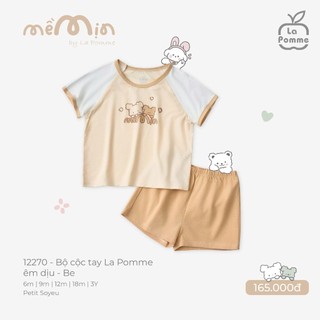 La pomme AW2025 BST full Bộ cộc tay La Pomme êm dịu cho bé T8.2.3