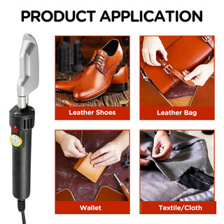 Bàn Là Ủi Da Mini Cầm Tay - Điều Chỉnh Nhiệt Độ, Dùng Cho Quần áo Và Giày Da - Nhỏ Gọn Tiện Lợi