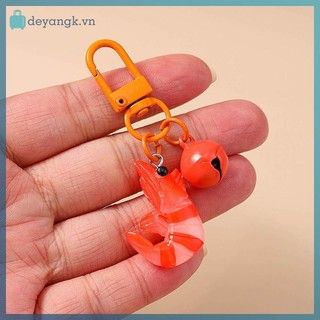 Deyangk Nhựa Dễ Thương 3D Móc Khóa Mô Phỏng Thực Phẩm Chìa Khóa Vòng Mặt Dây Dành Cho Nữ Bé Gái Túi Xách Trang Trí DIY Handmade Trang Sức Quà Tặng VN