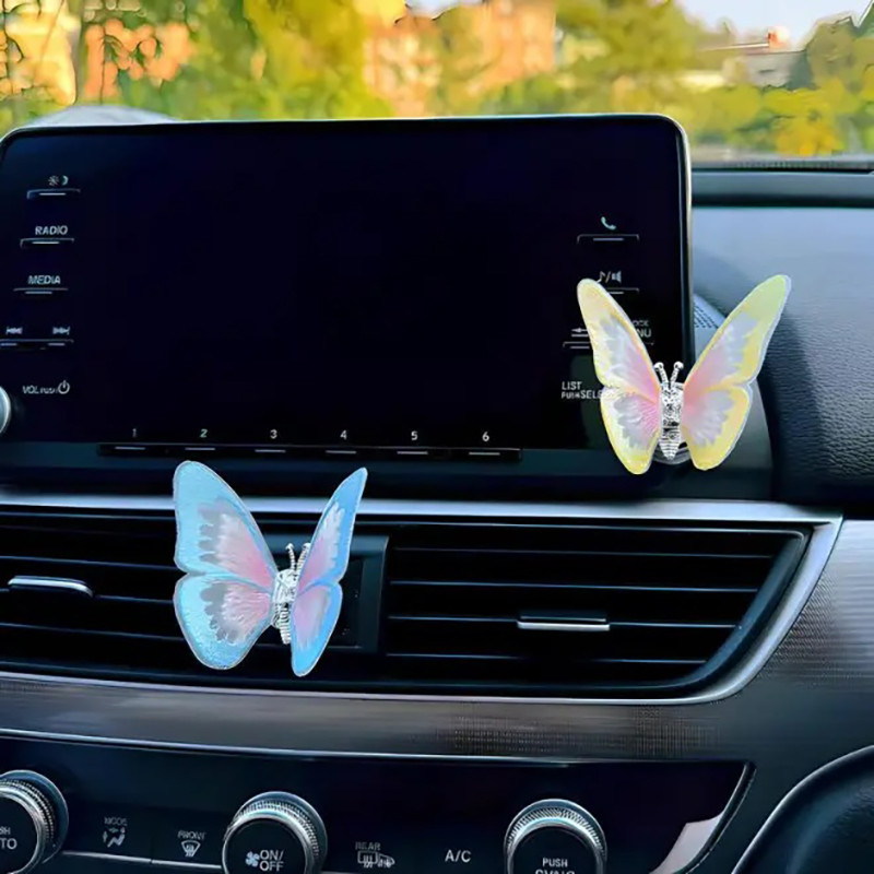 3d Di Chuyển Bướm Ô Tô Lỗ Thông Hơi Trang Trí Ô Tô Gắn Đồ Trang Trí Nhỏ Trang Trí Nội Thất Phụ Kiện Trang Trí